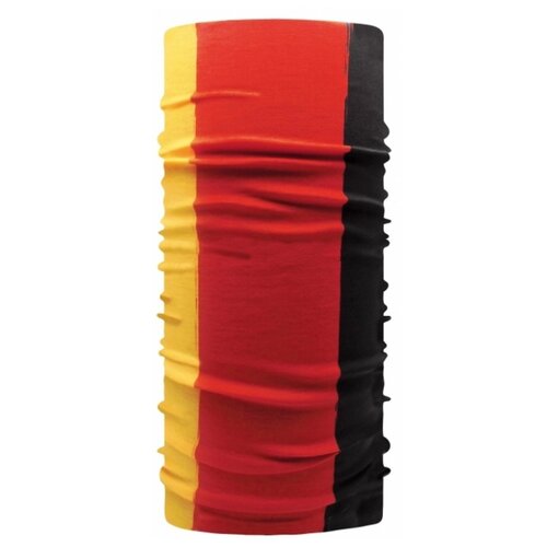 фото Шарф-маска (бафф, балаклава, снуд) «германия», евробандана, чёрный красный жёлтый, полиэстер