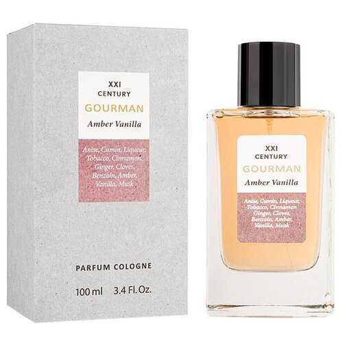 Парфюмерия XXI века Мужской Parfum Cologne Gourman Amber Vanilla Одеколон (edc) 100мл парфюмерия xxi века мужской parfum cologne gourman fougere royale одеколон edc 100мл