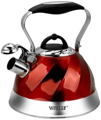 Vitesse Чайник со свистком Thelma VS-1119 3 л, красный