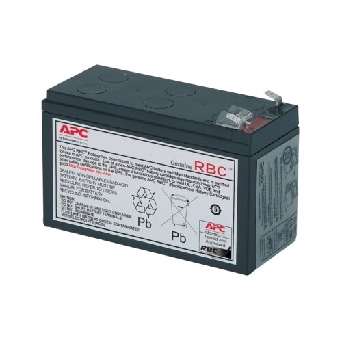 Аккумуляторная батарея APC by Schneider Electric RBC17 12В 9000 А·ч аккумуляторная батарея apc by schneider electric rbc18 6в 9 а·ч