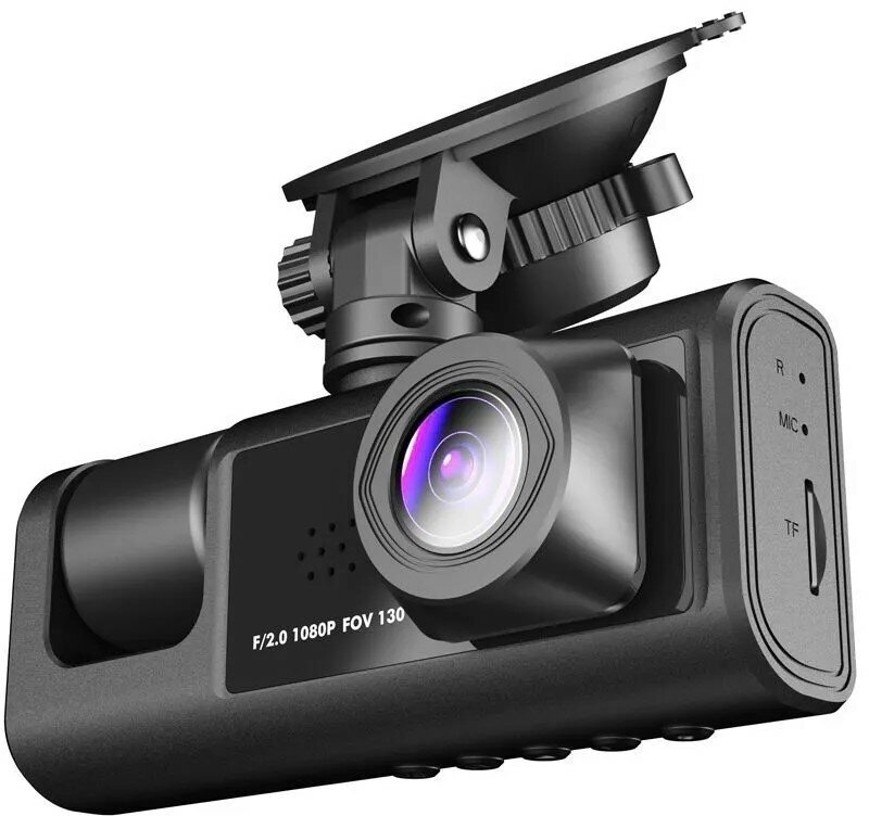 Видеорегистратор автомобильный видеорегистратор видеорегистратор для автомобиля на присоске 3 камеры камера заднего вида Full HD датчик удара