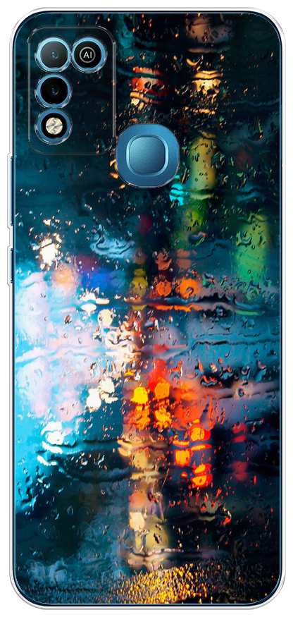 Силиконовый чехол "Абстракция 28" на Infinix HOT 11 Play / Инфиникс Хот 11 Плей