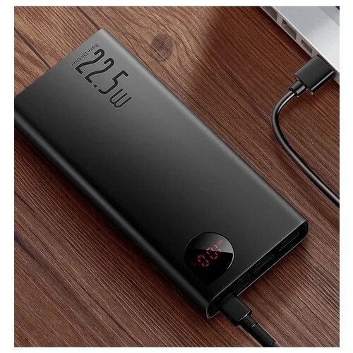 Внешний аккумулятор Baseus Adaman Metal Digital Display Fast Charge Power Bank, 20000mAh, 22.5W