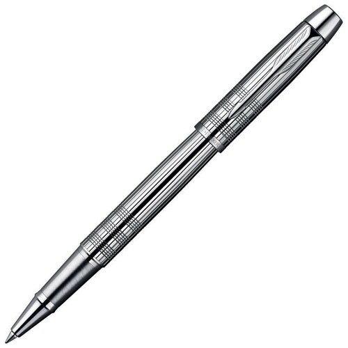 Ручка-роллер Parker IM Premium T222, гравировка Сияющий хром S0908650