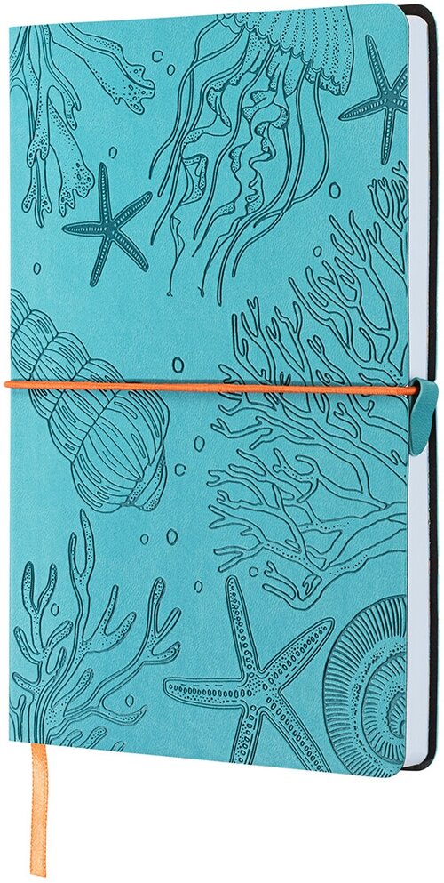 Блокнот “Морская” А5 128 листов обложка из экокожи
