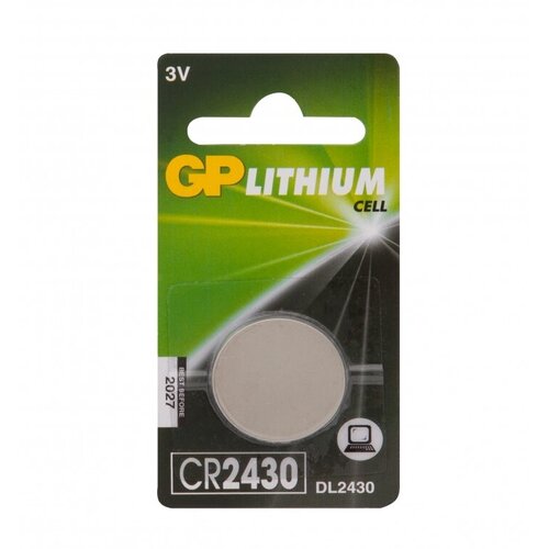 Батарейки GP Lithium CR2430 бл/1шт батарейка gp таблетка cr2450