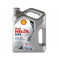 Лучшие Моторные масла SHELL SAE 5W-40 синтетические объемом 4л