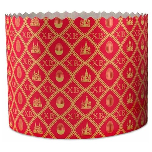 Форма для кулича пасхальная бумажная d 134мм