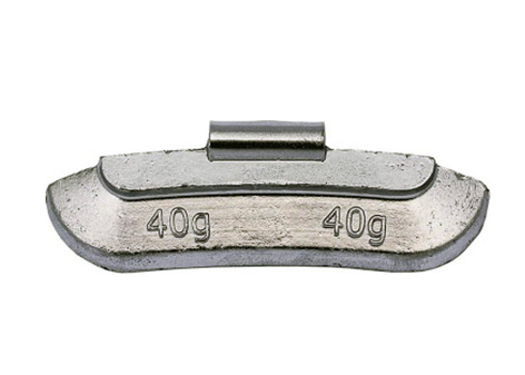 Грузик балансировочный набивной (для стальных дисков) 40гр. упаковка 50шт норм (0240)