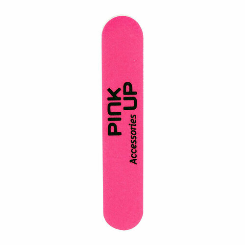 Пилка для ногтей PINK UP ACCESSORIES mini розовая 100/180 грит