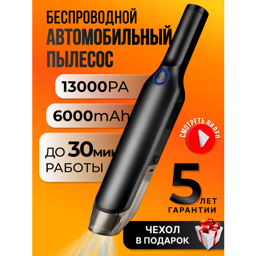 Пылесос для автомобиля и дома беспроводной ручной мощный с контейнером 900000₽