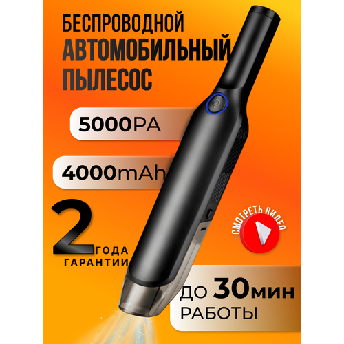 Пылесос для автомобиля и дома беспроводной ручной с контейнером 500000₽