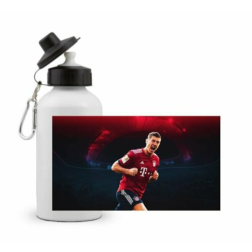 фото Спортивная бутылка роберт левандовский, robert lewandowski №13 goodbrelok