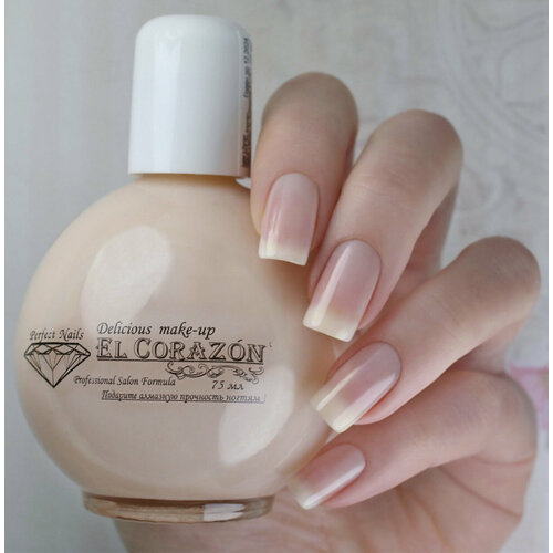 EL Corazon Perfect Nails №438 Укрепляющая база под лак с натуральным индийским шеллаком 