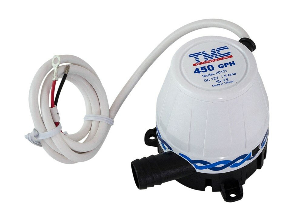 Помпа осушительная, 12 В, 450GPH (1703.25 л/ч) (Москва)
