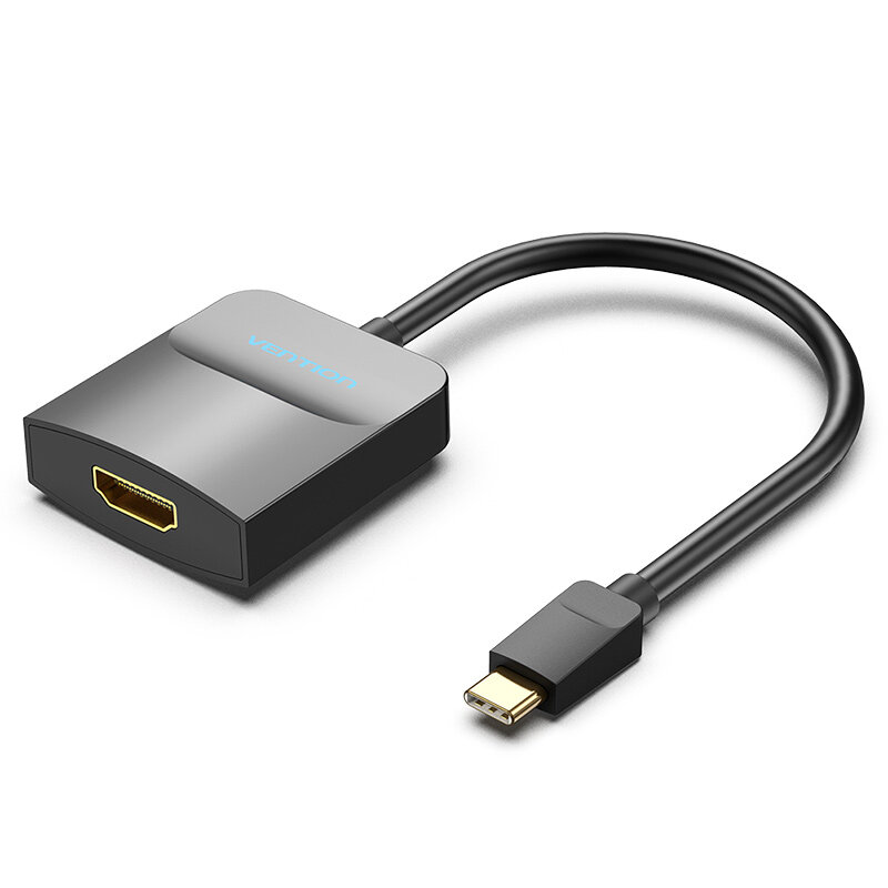 Адаптер переходник USB Type C мама /HDMI папа Vention Конвертер тайпси черный, арт. TDCBB