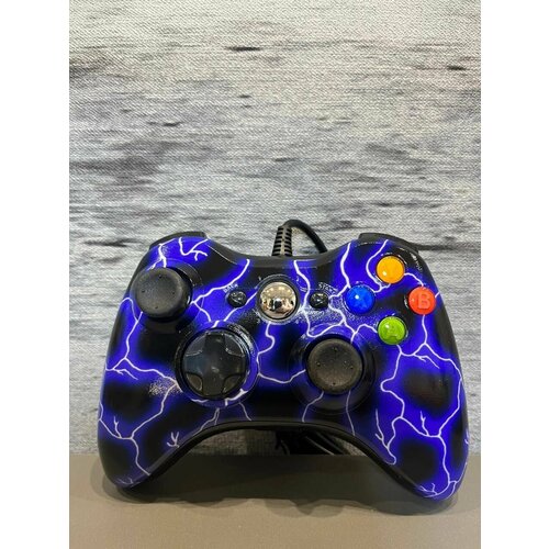 Джойстик геймпад проводной для игровой приставки Xbox 360 и ПК Синяя Молния 179000₽