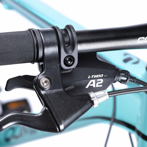 Велосипед взрослый алюминиевый горный 26 дюймов 21-скорость на рост 170-185см COMIRON UNIVERSE втулки на промподшипниках Аквамарин 1750000₽