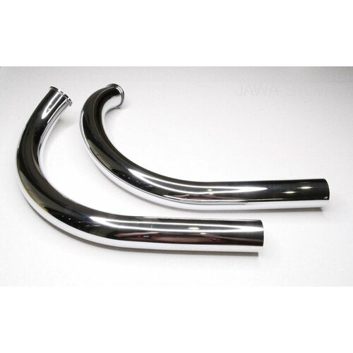 Приемная труба глушителя для Ява 350 модель 634 хром (Чехия)