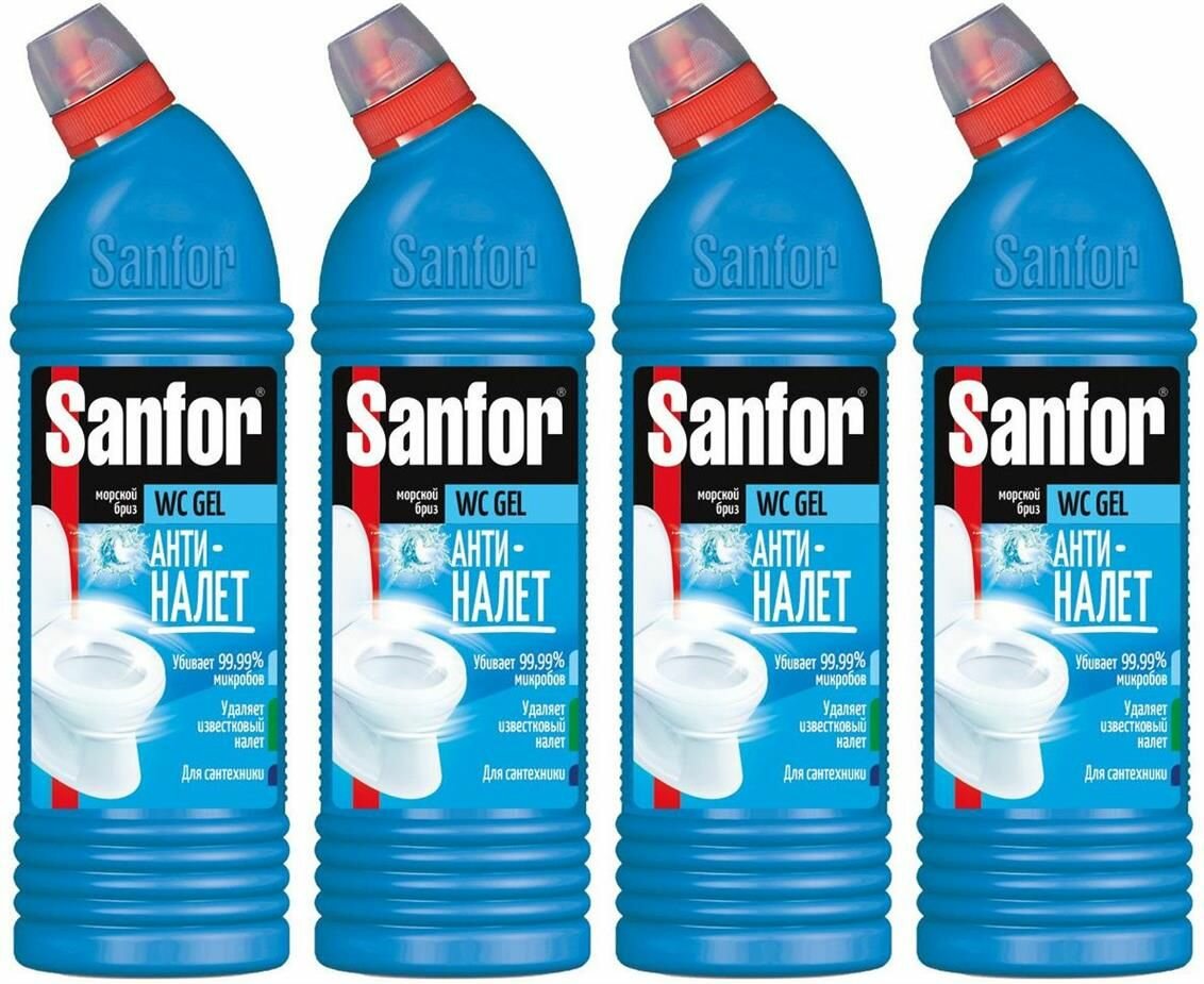 фото Гель для унитаза Морской бриз Sanfor