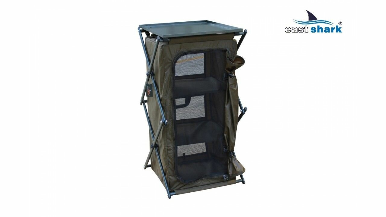 Стеллаж-органайзер кемпинговый / походная кухня EastShark HYL 032 3 полки