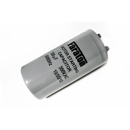 Пусковой конденсатор CD60-J 350 мкФ 300В 4T FARATON 50x50x100 мм 600₽