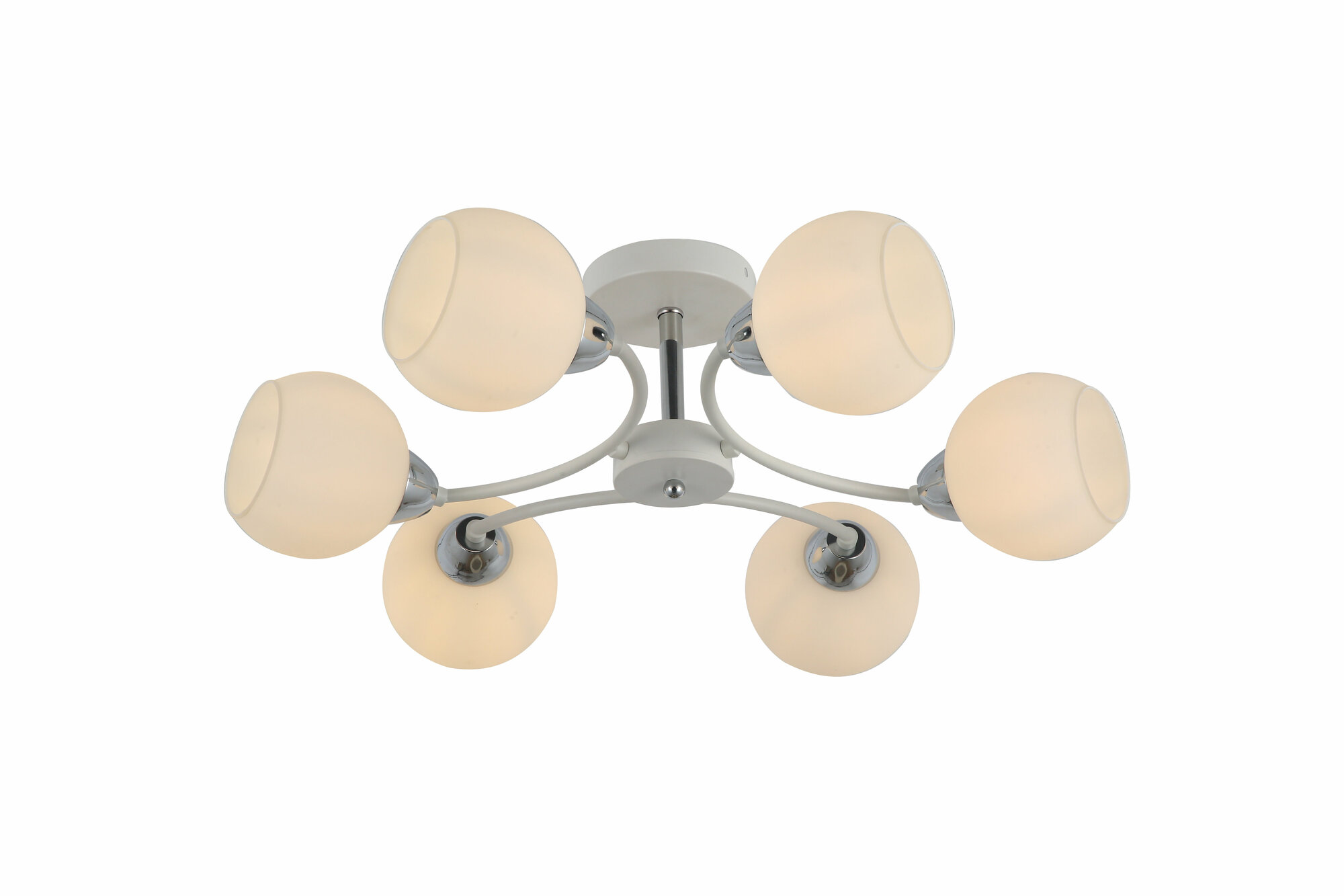 5647/6C COMFI LN23 белый, хром Люстра потолочная E27 6*60W 220V KODI