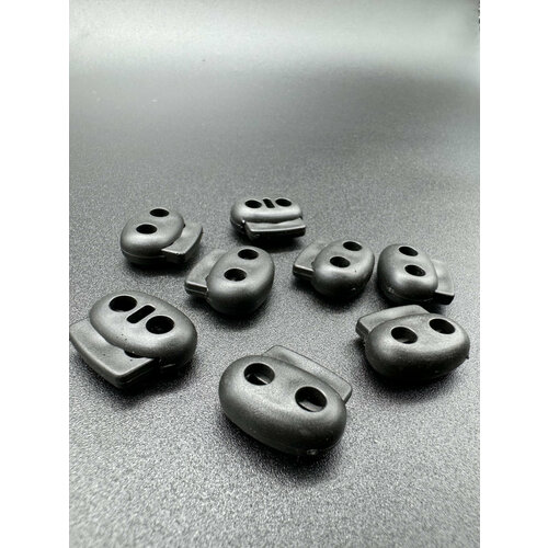 Фиксатор для шнурков, для шнура, стопор, зажим для резинки, для одежды, для игрушек, 10штук