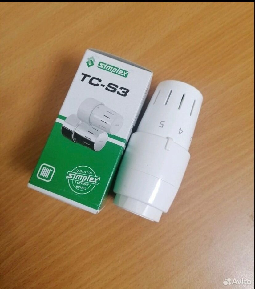 Термоголовка Simplex Standard TC-S3 на клипсе, клеммное соединение, Арт. F35342