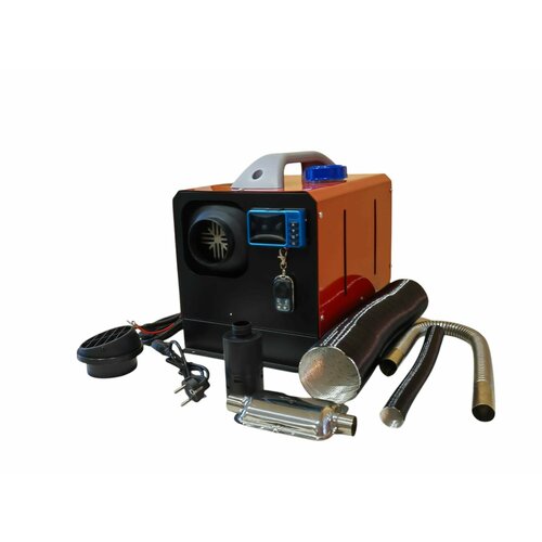 Мобильный отопитель дизельный 12/24/220 В /расход 2КВт - 150мл/ч