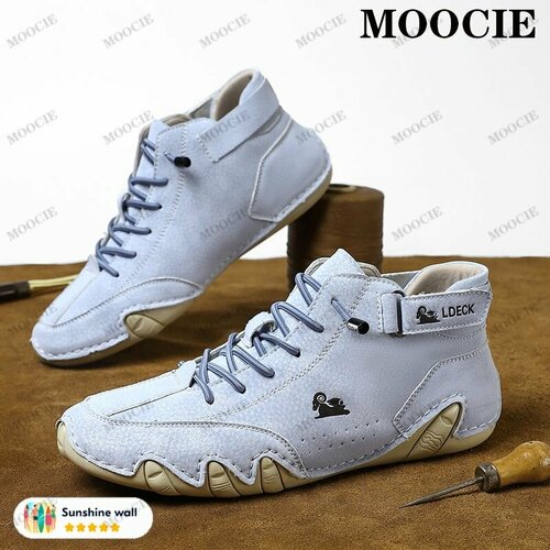 фото Полуботинки moocie, размер длина стопы 28.5cm, синий