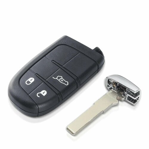 KEYYOU смарт-корпус автомобильного ключа для Jeep Grand Cherokee Dodge Ram 1500 Journey Charger Challenger Durango Chrysler 300 3BTN SUV SIP22 For Jeep 392₽