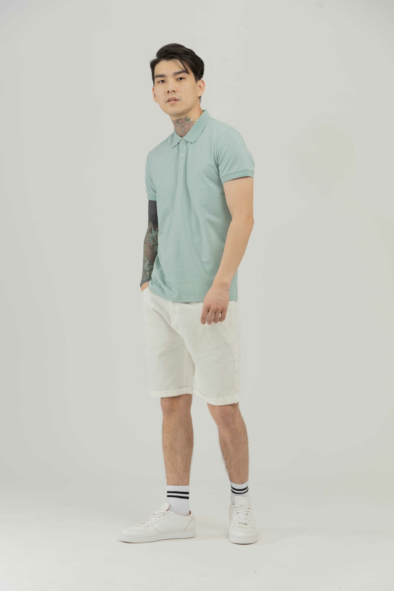 Поло спортивное TERRA PRO TERRA PRO, размер M, ментол — фото 1