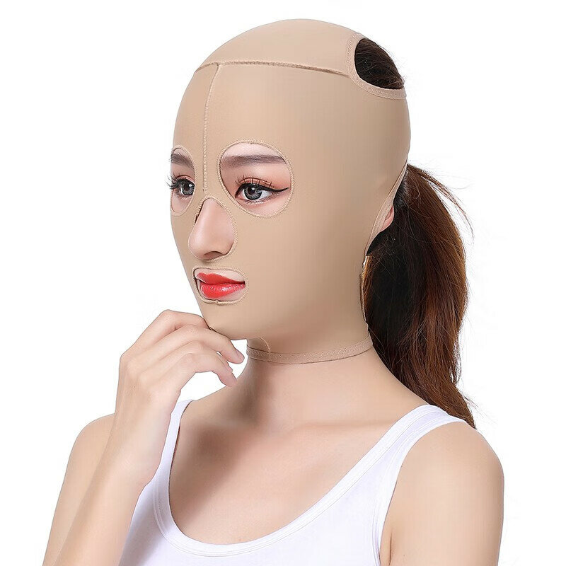 Adult Full Face Liposuction Mask Face Sculpting Lifting Head Mask Lower Face Mask PostLiposuction Mask Size L