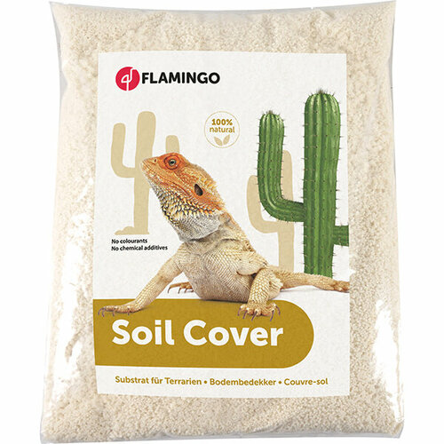 Песок для террариума, зерно 1-3мм, белый, 4 кг для аквариумов/террариумов/интерьера