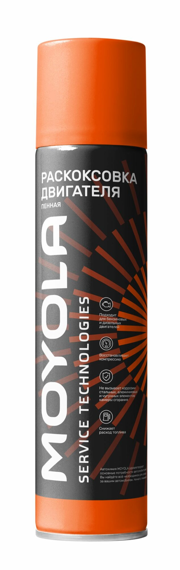 Раскоксовка двигателя пенная 400мл для автомобилей MOYOLA MEDS400 — фото 1