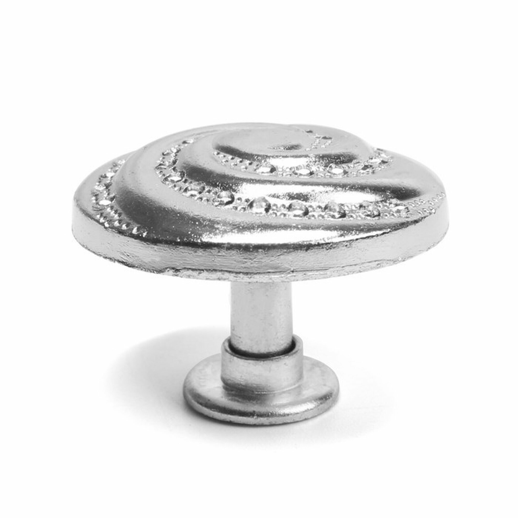 Ручка кнопка тундра РК018CP круг цвет хромированный 8 штук TMP