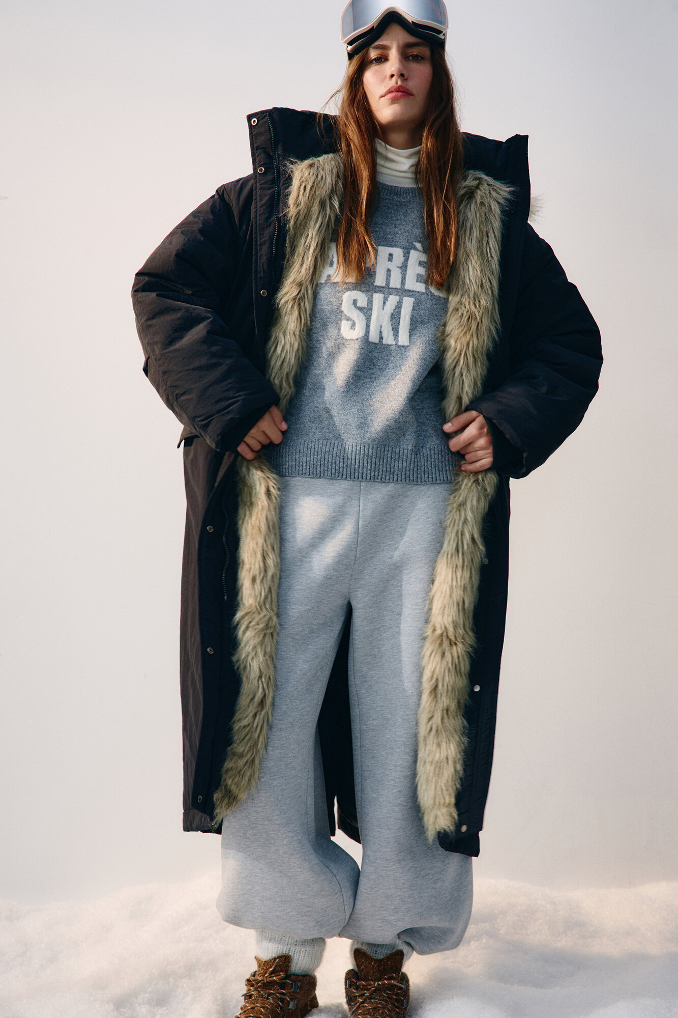 Парка Befree Woman Mix&Match, размер L, черный — фото 1