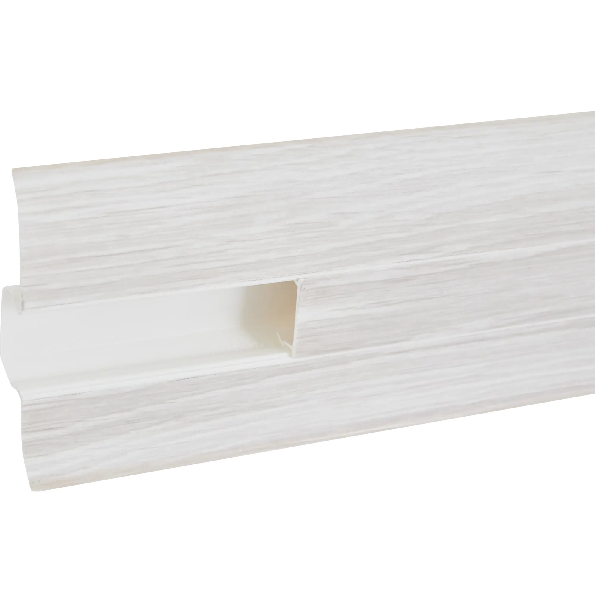 Плинтус напольный «Дуб морской» высота 62 мм длина 2.5 м