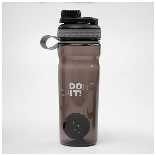 фото Шейкер don`t quit, 800 мл, 25 х 8 см, черный noname