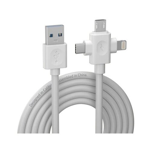 Универсальный Кабель F3 (MicroUSB, LIGHTNING, TYPE-C) 1,5М DREAM