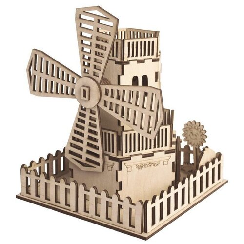 фото Набор-конструктор из фанеры «чарівна мить» f-017 мельница чарiвна мить