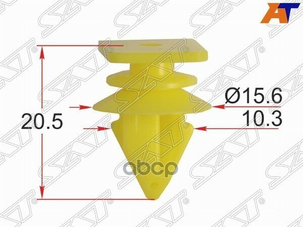 Клипса Молдинга Кузова Toyota/Lexus (1 Шт.) Sat арт. ST-KJ-2434