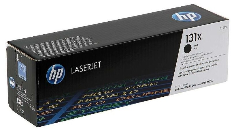 Картридж HP CF210X, 2400 стр, черный