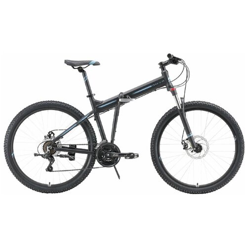 фото Велосипед stark cobra 27.2 d (2023) 18" черный/серый/черный