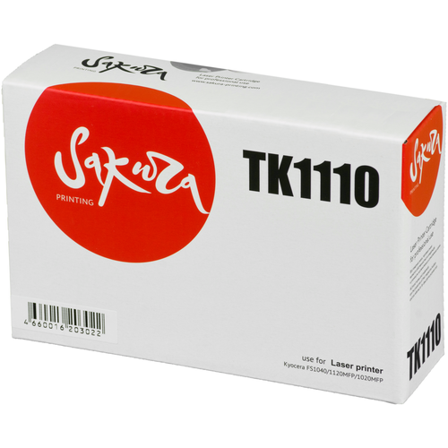 Картридж Sakura TK1110, 2500 стр, черный картридж sakura kxfat472a7 2500 стр черный