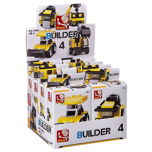 конструктор sluban builder m38 b0819a диджиботы 86 дет Конструктор SLUBAN Builder M38-B0592 Набор, 8 дет.