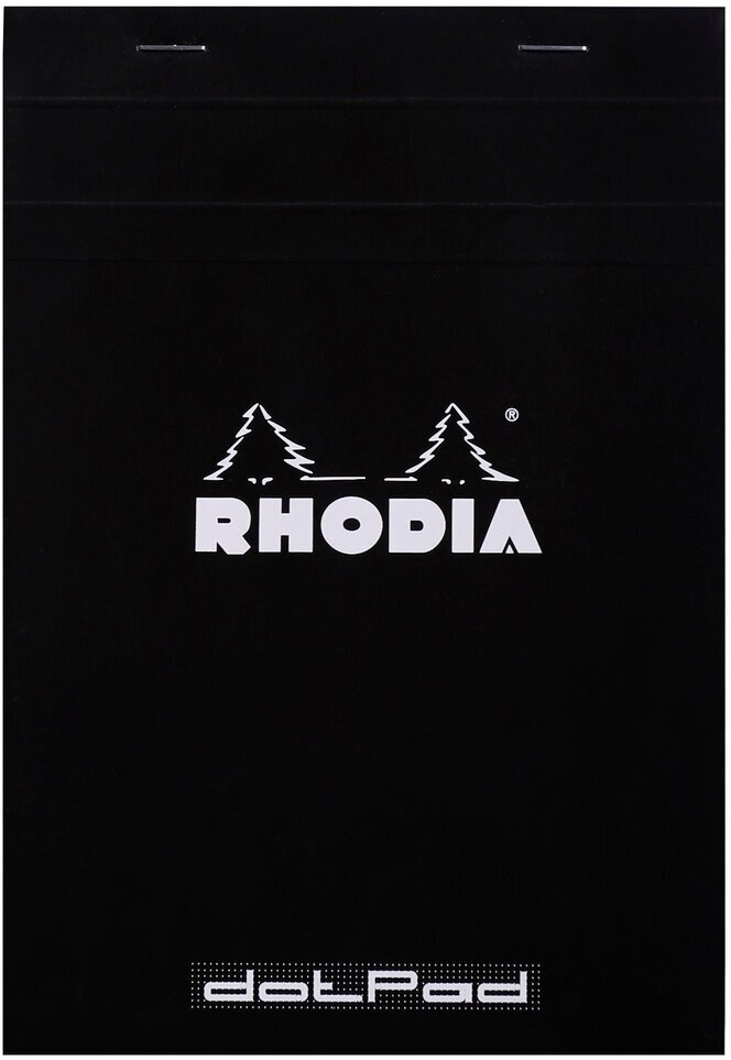 Блокнот Rhodia dotPad №16, A5, точка, 80 г, черный
