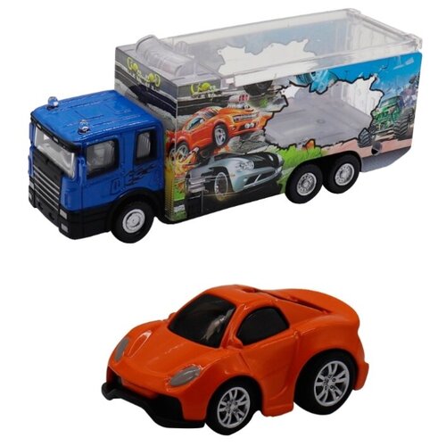 Набор машин Funky Toys FT61052 1:60 синий/оранжевый