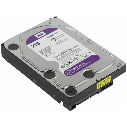 Western Digital Жесткий диск Western Digital Purple 2TB 35 IntelliPower 64Mb SATA3 646500₽